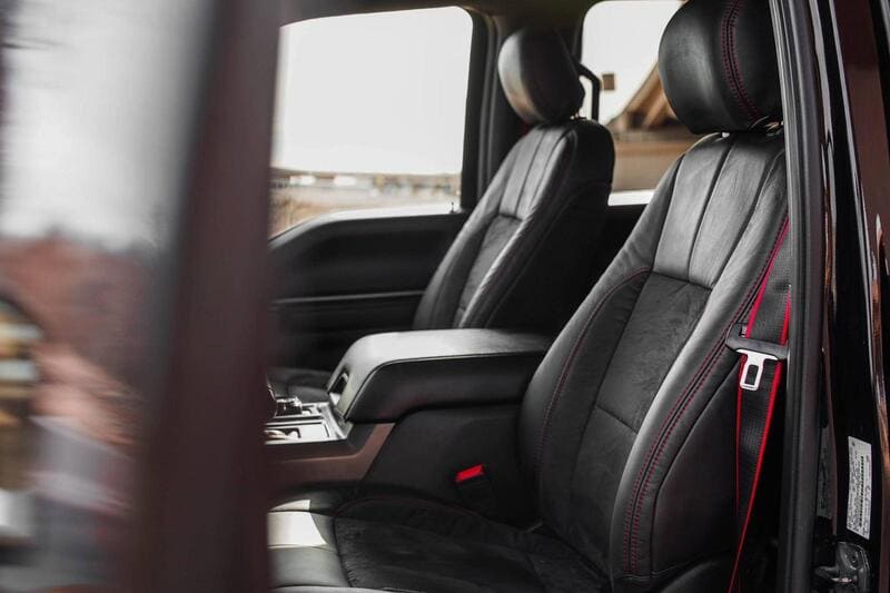 Truck cover seats